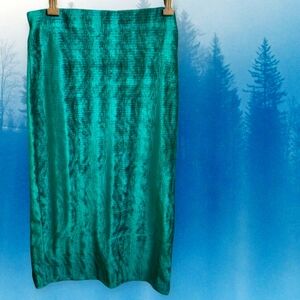 Urban Outfitters Vibrant Green Midi Skirt